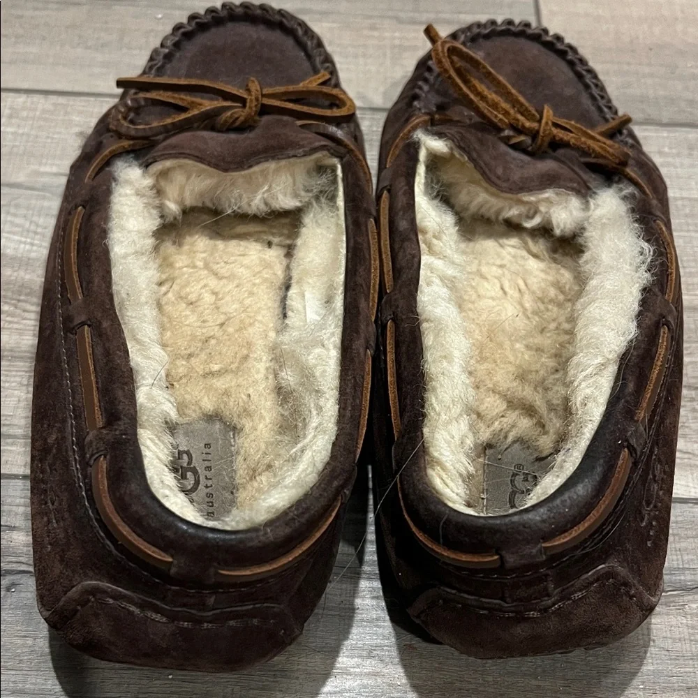 UGG Women's Dark Brown Moccasins - Picture 3 of 8